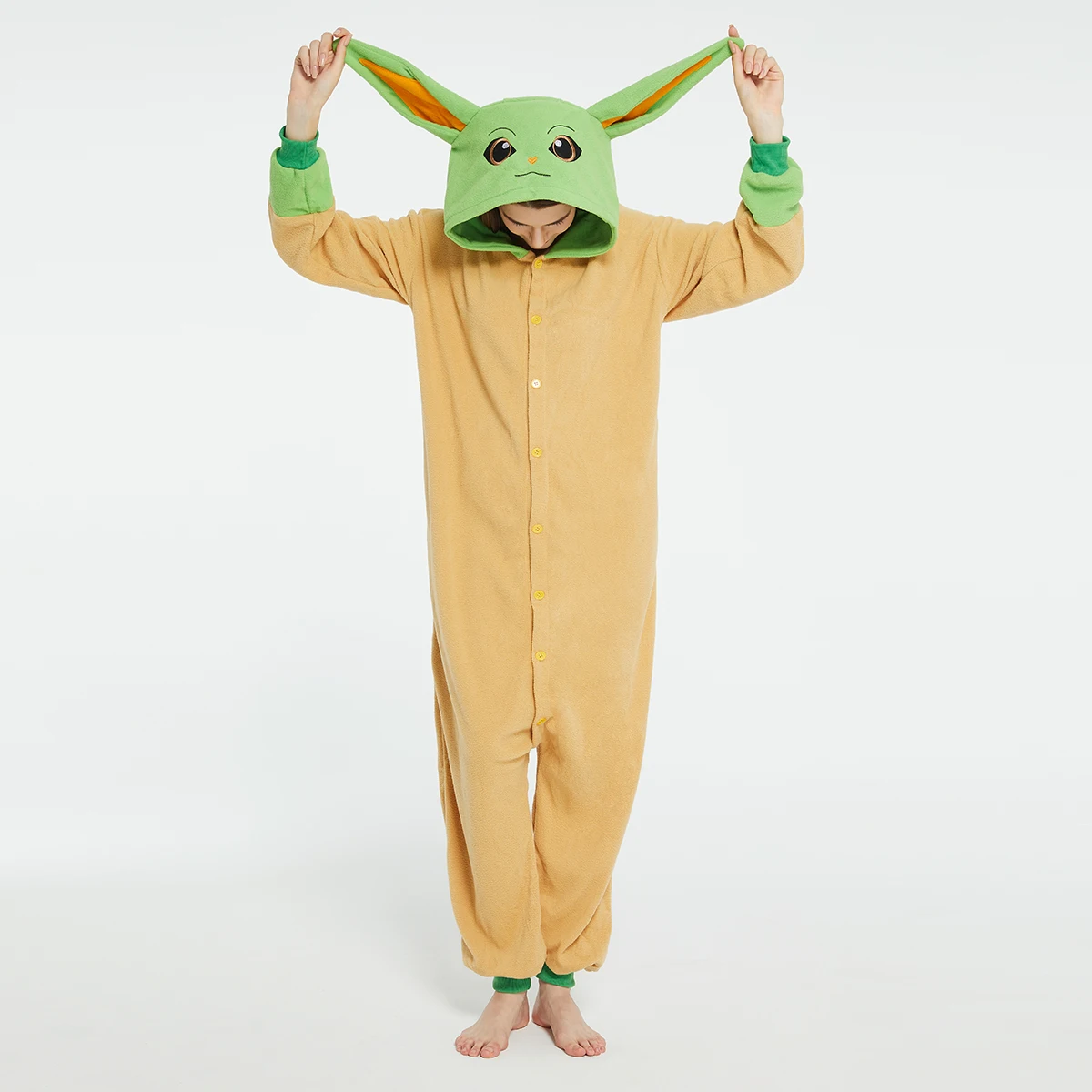 Romper Onesie Baby - Erwachsene Yoda Baby Grogu Onesies Halloween