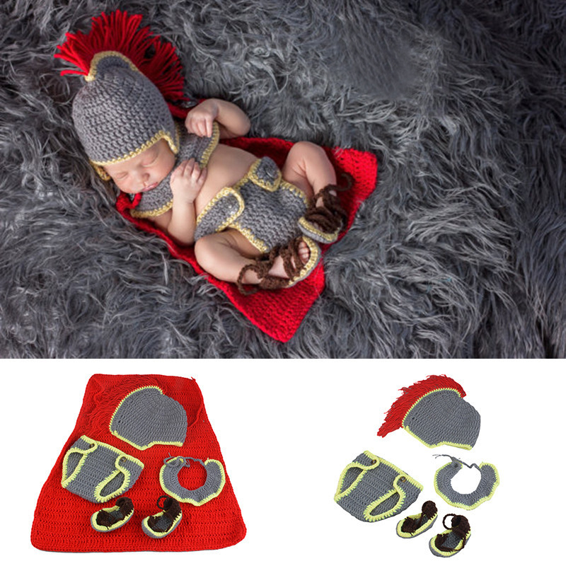 Baby Clothing For Boys - Handgefertigte gehäkelte Neugeborene Baby Jungen Fotografie