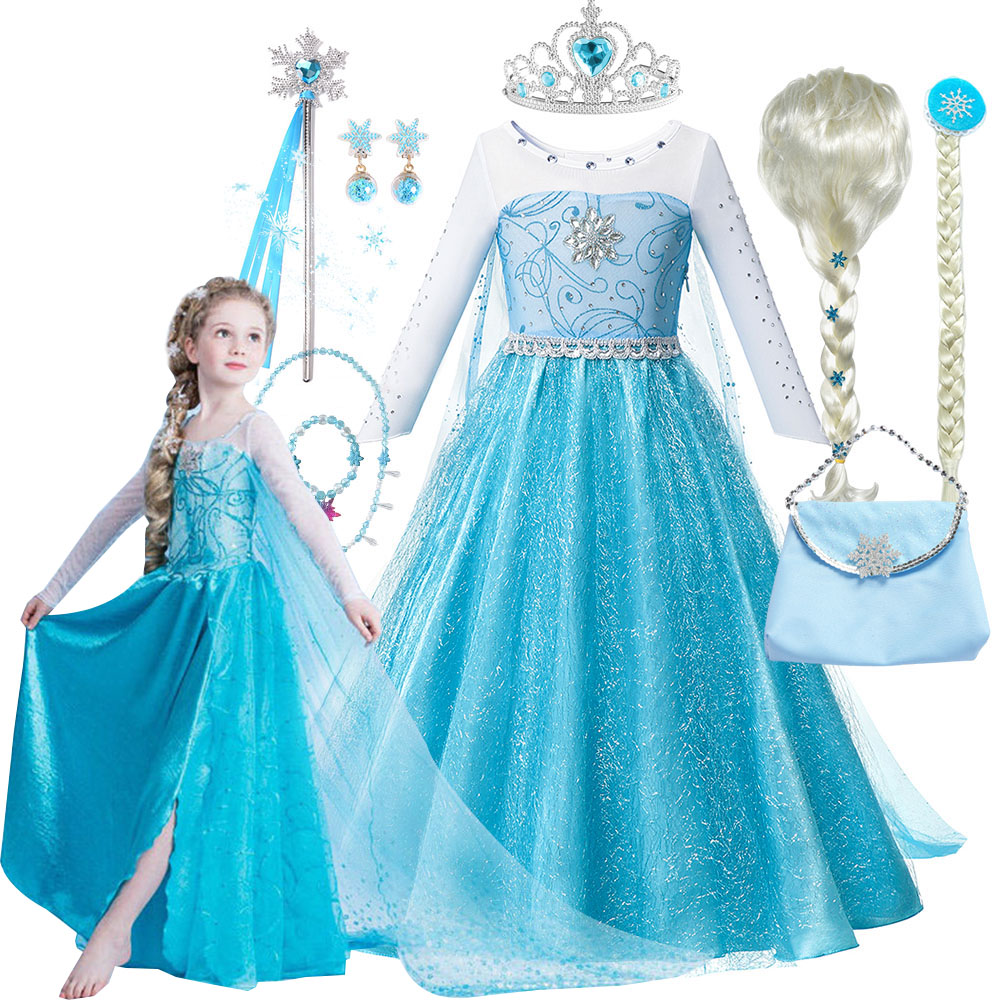Baby Clothing Dresser - Baby Mädchen Prinzessin Elsa Kostüm Schnee