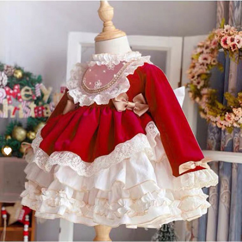 Baby Clothing Dresser - Mädchen Baby Party Kleid Neue Spanisch