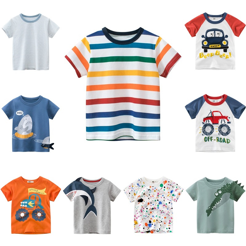 Baby Clothing Korea - 2-9 Jahre Kinder Kurzarm T-Shirts koreanische