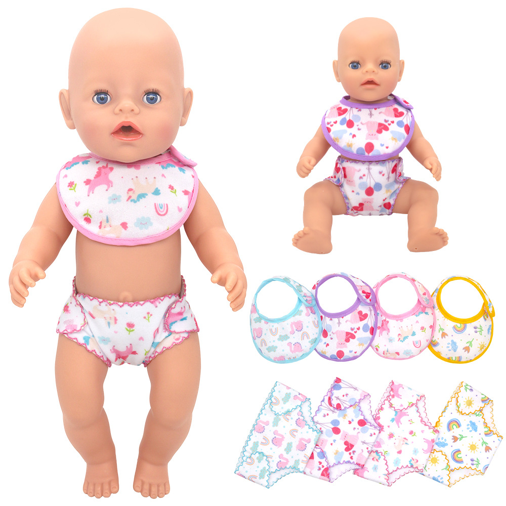 Baby Clothing Items - 14-18 Zoll Neugeborene Babypuppe Unterwäsche Set