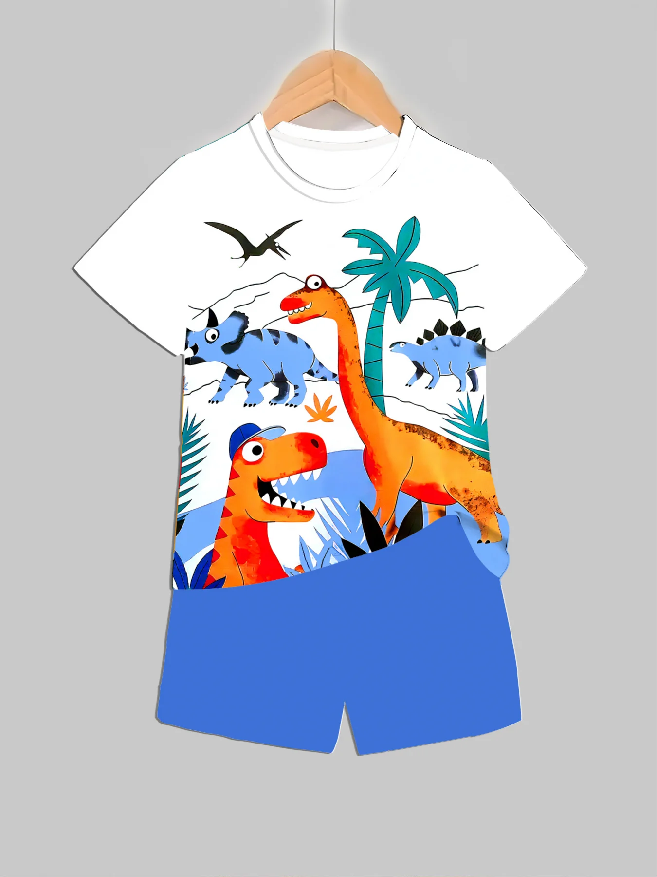 Neue Dinosaurier-bedruckte Out – Baby Clothing For Boys Bewertung und Preis