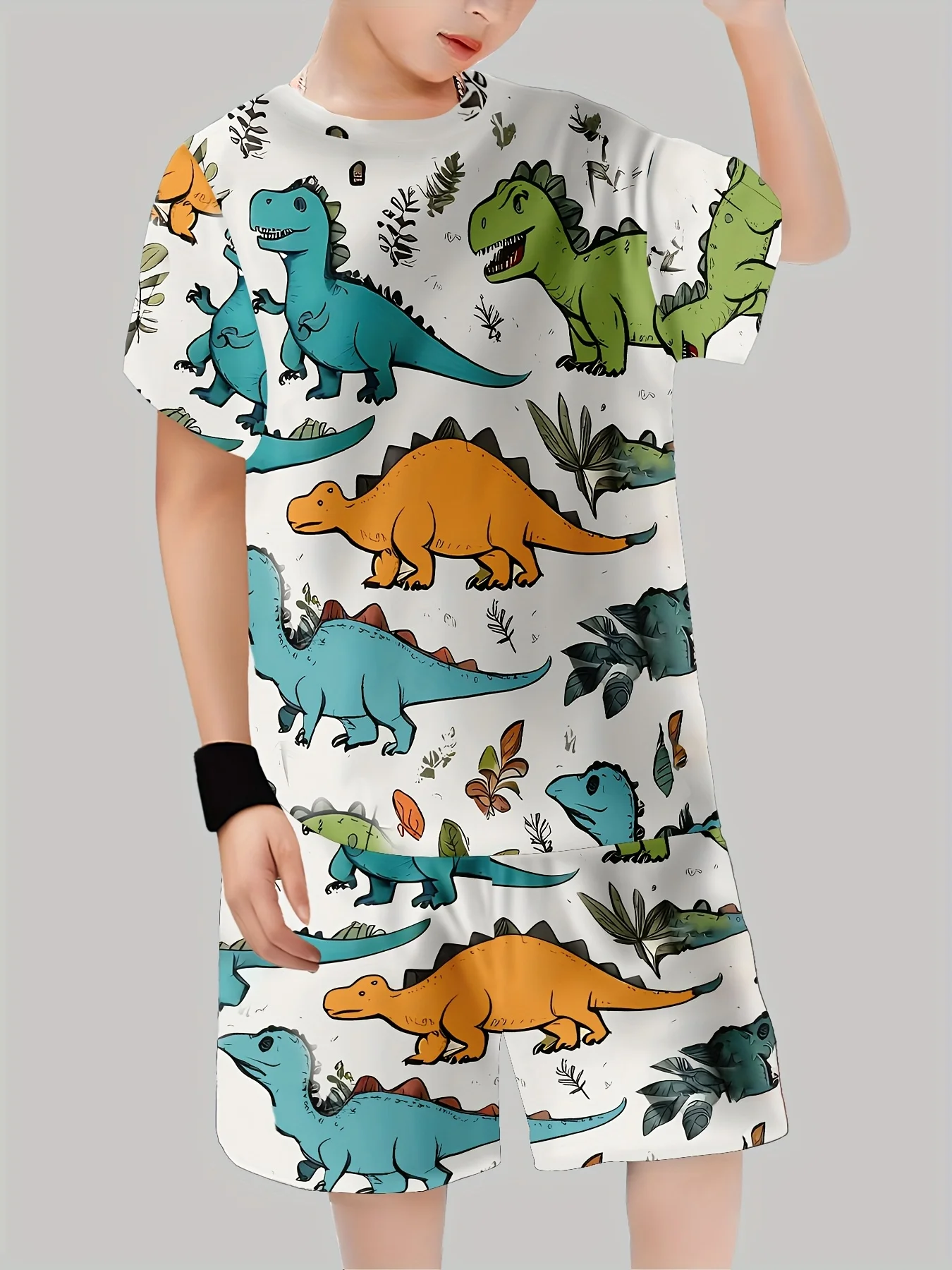 Neue Dinosaurier-bedruckte Out – Baby Clothing For Boys Bewertung und Preis