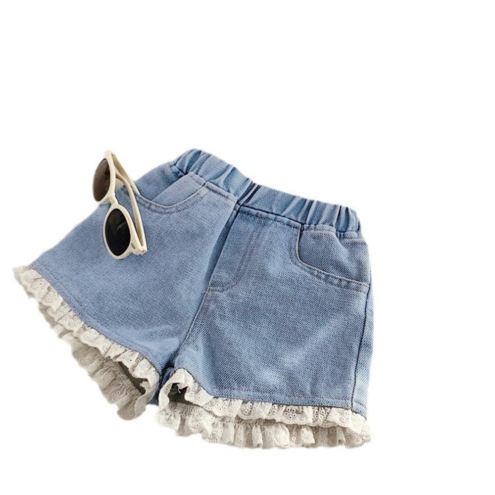 Sommer Mädchen Jeans-Shorts Mo – Baby Clothing Korea Bewertung und Preis