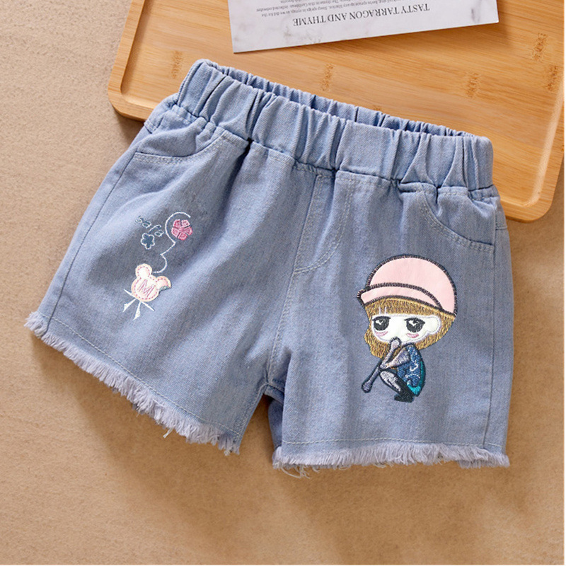 Sommer Mädchen Jeans-Shorts Mo – Baby Clothing Korea Bewertung und Preis