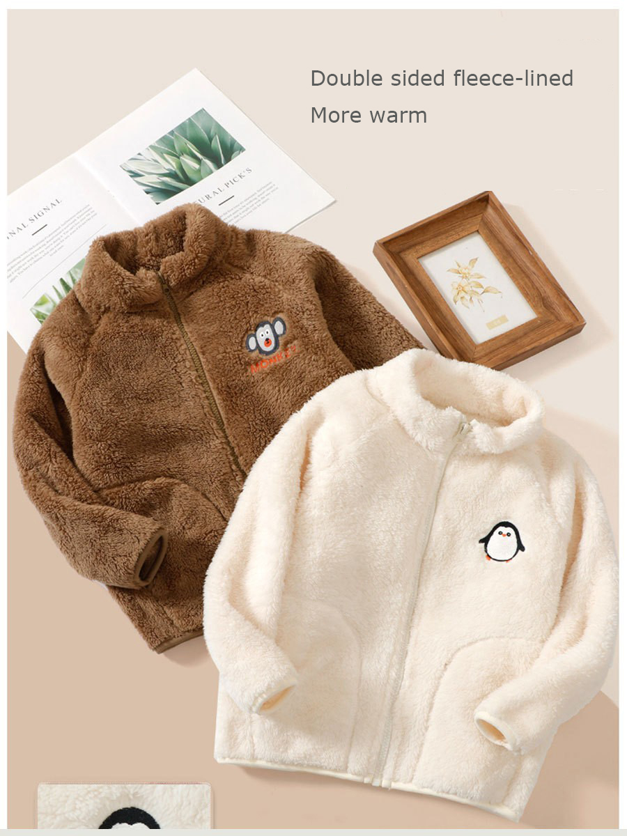 Weiche Fleece-Kleidung für Kin – Baby Clothing Zipper Bewertung und Preis