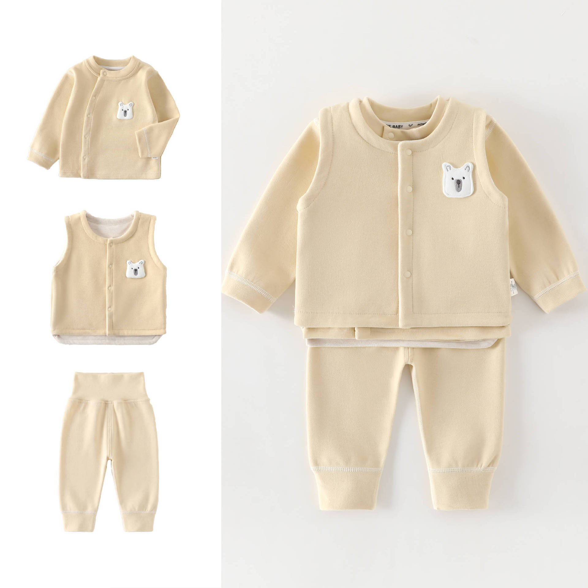 3-teiliges Set für Babys von 0 – Baby Clothing High Quality Bewertung und Preis